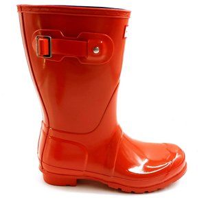 Hunter Womans Mid Calf Pull On Rain Boots